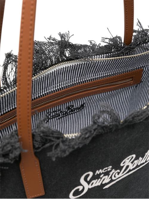 Borsa donna MC2 Saint Barth city bag nera MC2 SAINT BARTH | CITY BAG FRINGE01740L